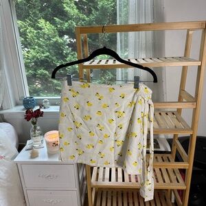 adorable lemon tie skirt